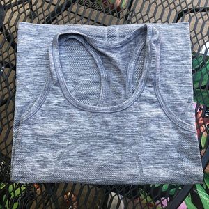 lululemon gray tank size 2